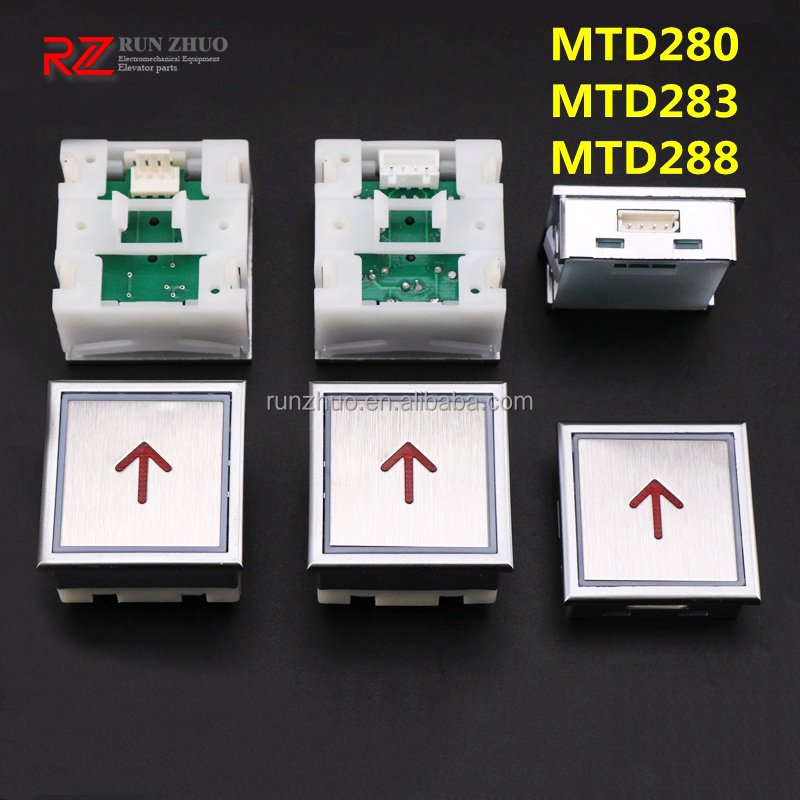 MTD280 MTD283 MTD288 Ultra-thin Square Elevator Push Button